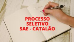 Processo seletivo SAE de Catalão, Concurso SAE de Catalão