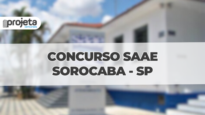Concurso SAAE Sorocaba - SP